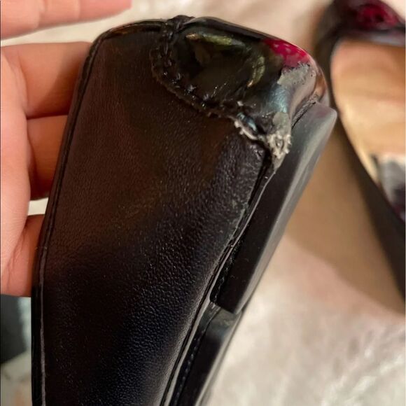 8,5 Michael Kors MK black Fulton ballet shoes flats loafers guc - Picture 4 of 8